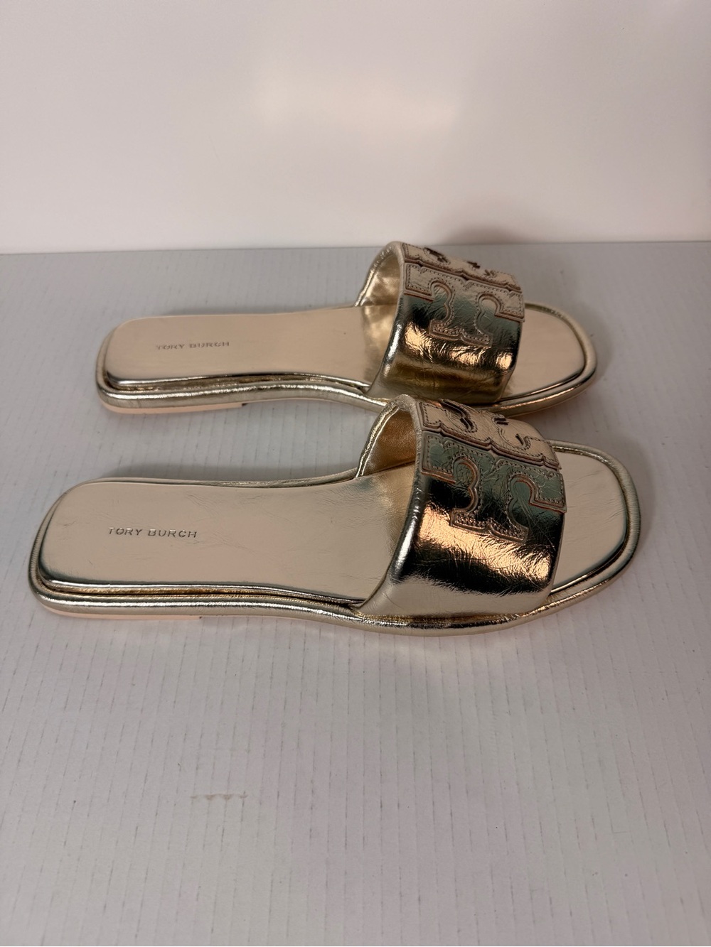 Tory Burch Double T Sport Slide Sandal size 10.5 - Picture 2 of 8